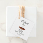 Baby Plant Kijk me groeien Bedankjes Labels (In situ)