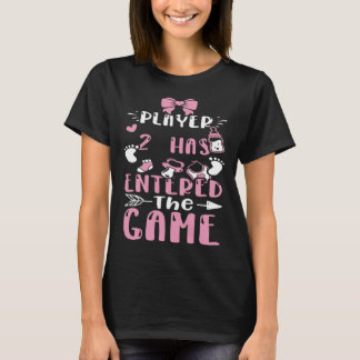 Baby Player 2 heeft het spel Baby Girl meegemaakt T-shirt