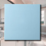 Baby Poeder Blauw Stevige Kleur | Klassiek Elegant Tegeltje<br><div class="desc">Baby Poeder Blauw Stevige Kleur | Klassiek | Elegant | Trendy | Stijlvol | Cadeau</div>