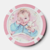  baby poker thema chips (Achterkant)
