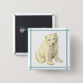 Baby Polar Beer Button (Voorkant /achterkant)