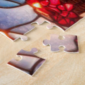 Baby Polar beer met kerst Legpuzzel (Zijkant)