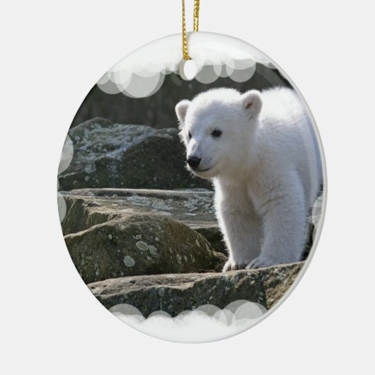 Baby Polar Beer Ornament (Links)