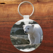 Baby Polar Beer Sleutelhanger (Voorkant)