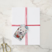 Baby Polar Beer welp cadeau kerstcadeau Cadeaulabel (Met Touw)