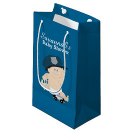 Baby politieagent Baby shower geschenktas Klein Cadeauzakje