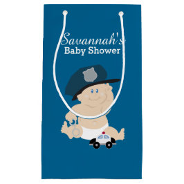 Baby politieagent Baby shower geschenktas Klein Cadeauzakje
