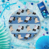 Baby Politieagent Cop Car Custom Paper Bord (Feest)