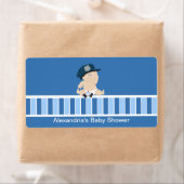 Baby Politieagent Waterfles sticker (Insitu)