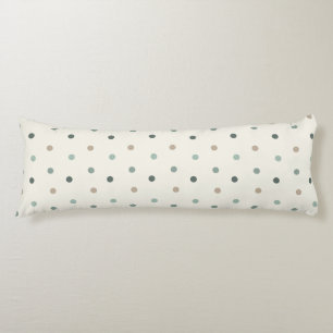 Baby polka dot patroon in blauwe tinten lichaamskussen