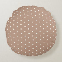 Baby polka dot patroon op bruine achtergrond