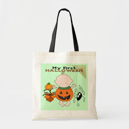 Baby pomkin Mijn eerste halloween tas (Voorkant)