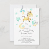 Baby Pony Mobiel neutraal Baby shower Kaart (Voorkant)