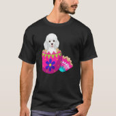 Baby Poodle Hatching From Easter Egg Easter Day T-shirt (Voorkant)