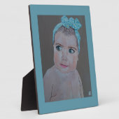 Baby Portrait Painting by Alfred Fox Fotoplaat (Zijkant)