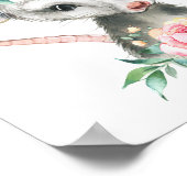 Baby Possum Bosdierenkwekerij | Muurprint Poster (Hoek)