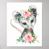 Baby Possum Bosdierenkwekerij | Muurprint Poster (Voorkant)