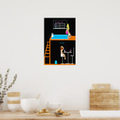 baby poster Poster (Keuken)