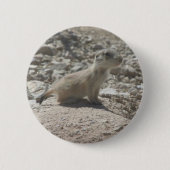 Baby Prairie Dog Ronde Button 5,7 Cm (Voorkant)