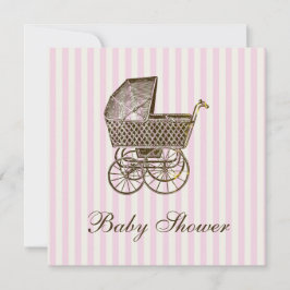  BABY PRAM | BABY SHOWER KAART