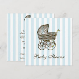  BABY PRAM | BABY SHOWER KAART