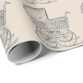  Baby Pram Cadeaupapier (Rol Hoek)