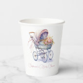  Baby Pram Papieren Bekers (Achterkant)