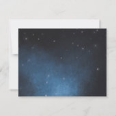 Baby Predication Sterrennacht Baby shower Game Car Kaart (Achterkant)