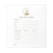 Baby Prediction Game Nieuw hoofdstuk begint te sch Notitieblok (Voorkant)