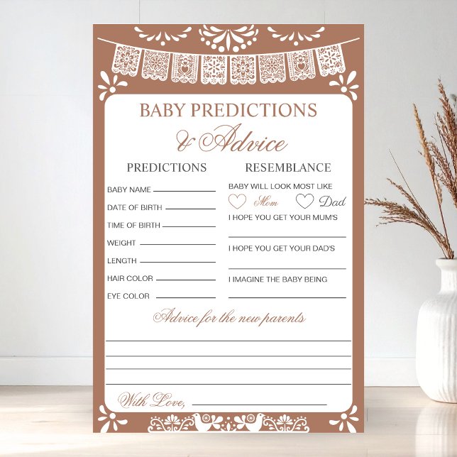 Baby Predictions and Advice Fiesta Baby Shower (Creator heeft geüpload)