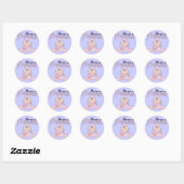 Baby Prinses Roze T-shirts en geschenken Ronde Sticker (Vel)