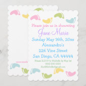 Baby Prints Babyschoenen Kaart (Voorkant / Achterkant)