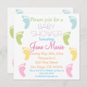 Baby Prints Babyschoenen Kaart (Voorkant / Achterkant)