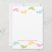 Baby Prints Babyschoenen Kaart (Achterkant)