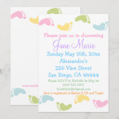 Baby Prints Babyschoenen Kaart (Voorkant / Achterkant)