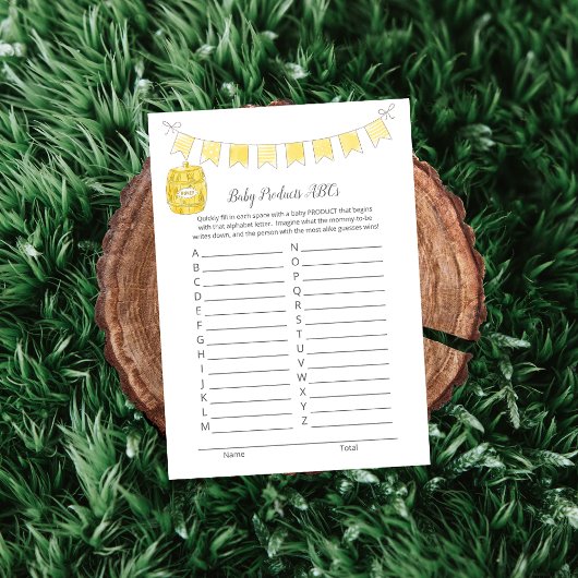 Baby Product ABCs Spel Meisje Teddy Bear Kaart