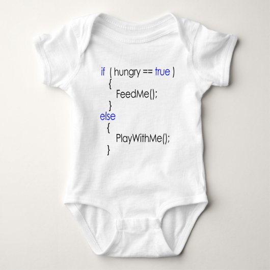 Baby Programmering voor Dummies Romper (Voorkant)
