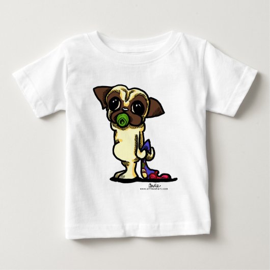 baby PUG {flauw} (Voorkant)