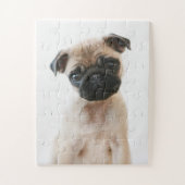 Baby Pug Portrait Legpuzzel (Verticaal)