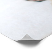 Baby Pug Portrait Poster (Hoek)