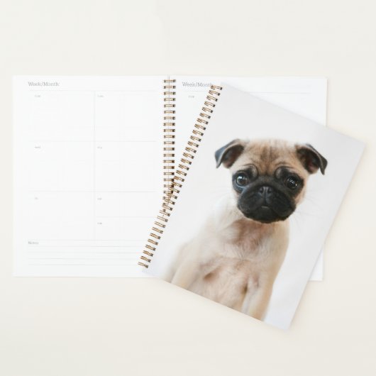 Baby Pug Portret Planner (Display)