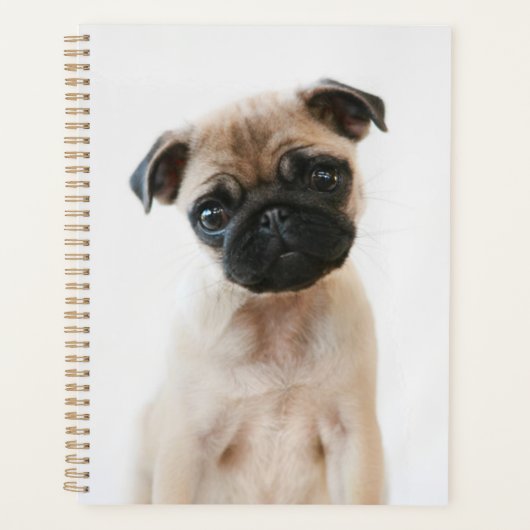 Baby Pug Portret Planner (Voorkant)
