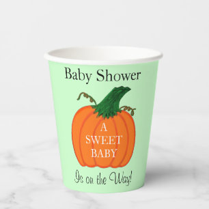 Baby Pumpkin-Baby shower Papieren Bekers