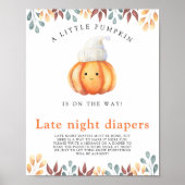 Baby Pumpkin \ Late night luiers spel Poster (Voorkant)