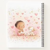 Baby & Puppy Valentine’s Notebook Notitieboek (Achterkant)