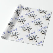 Baby Pygmy Goats Silent Night Kerst Wrapping Cadeaupapier (Uitgerold)