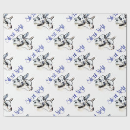 Baby Pygmy Goats Silent Night Kerst Wrapping Cadeaupapier