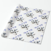 Baby Pygmy Goats Silent Night Kerstmis Wrapping P Cadeaupapier (Uitgerold)
