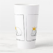 Baby Pygmy Hippo - Goodnight Sweet Prince Mug Latte Mok (Voorkant)