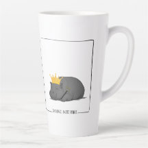 Baby Pygmy Hippo - Latte Mug 